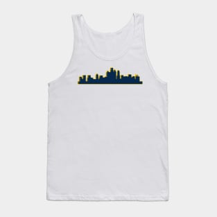 Philly Skyline Drexel Sticker Tank Top